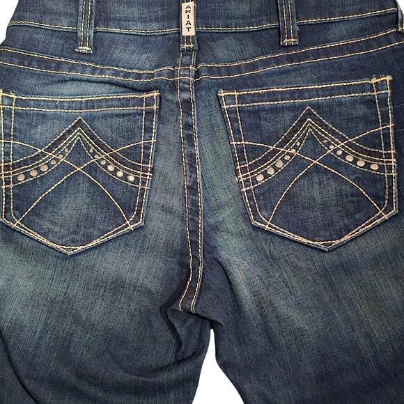 ARIAT R.E.A.L. Denim Spitfire Boot Cut Riding Jeans Size 30R - Picture 4 of 12